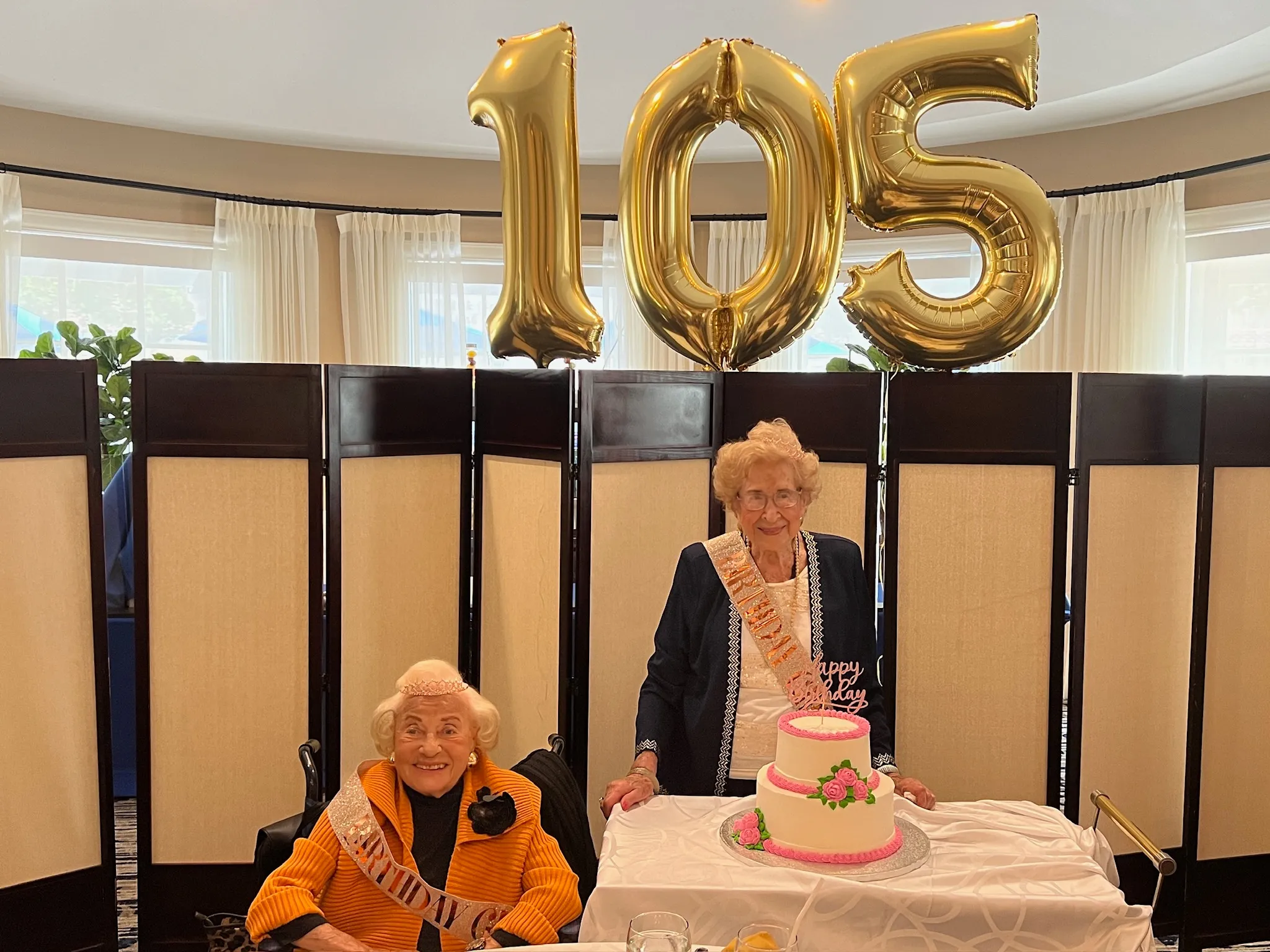 Sinai Residences Celebrates 105th Birthdays of Two Residents!